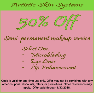 50% OFF Semi-Permanent Makeup Service(1)