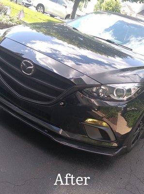 Aftermarket grille and front lip