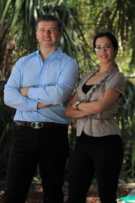 Dr. George Georgiev and Dr. Mildred Collazo