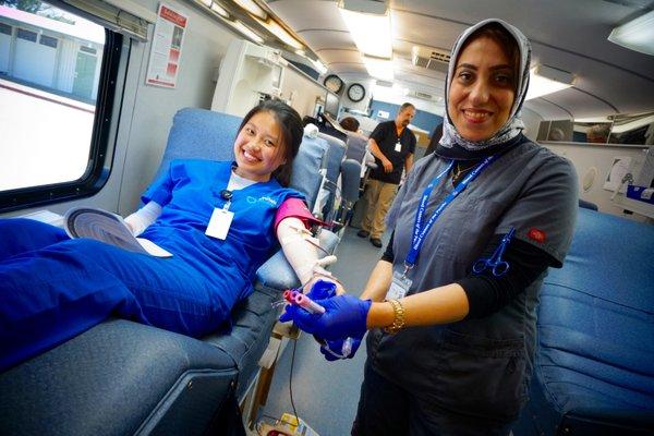 We partnered with Blood Centers of the Pacific for our annual Blood Drive held on campus