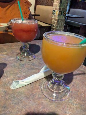 Strawberry & peach margarita no alcohol