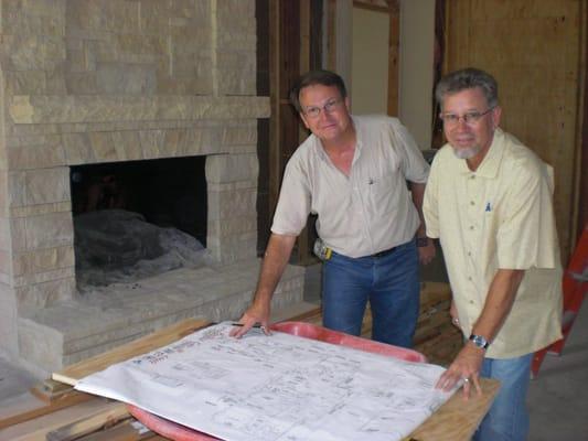 Customer Mike W. (left) and Owner Joe Santhoff (right)