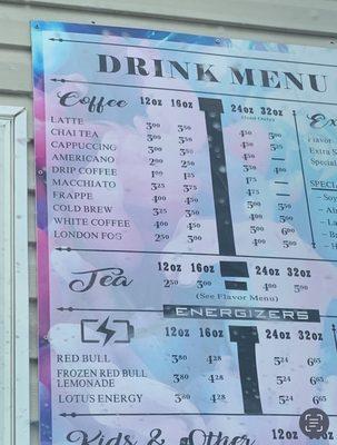 Drink Menu