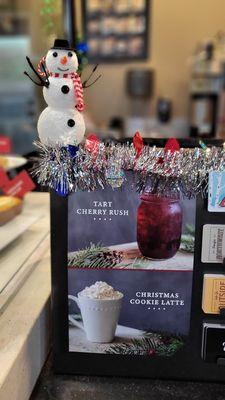 Holiday seasonal drinks! The Christmas Cookie Latte is truly good