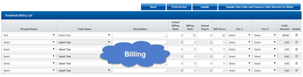 Billing software