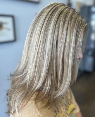 Partial Highlight and Haircut