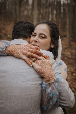 Vegan wedding hair and makeup