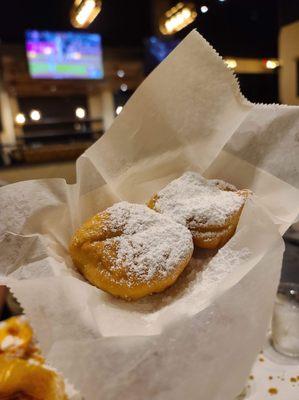 Beignets! Soft, flaky, hot, and fresh.