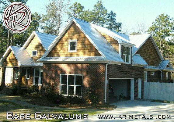 A bare galvalume roof in Aberdeen NC !
www.expertmetalroof.com