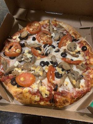 Veggie Garden Pizza