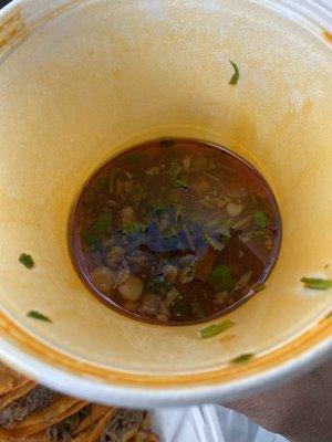 Birria consommé