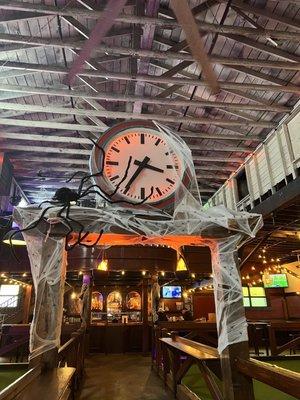 Inside Halloween decor