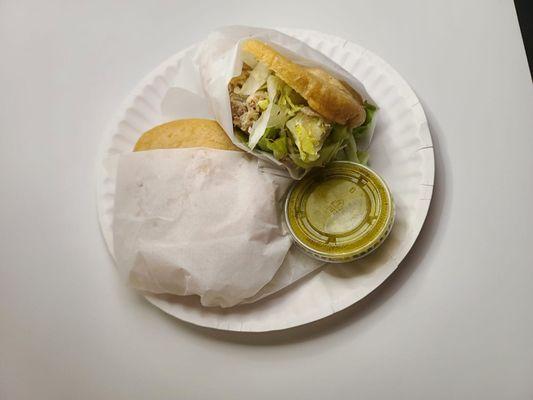 Gorditas de Pollo, picadillo, chicharrón o ternera