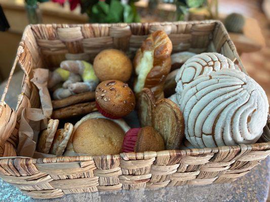 Grab a piece of our pan dulce to go with your coffee!