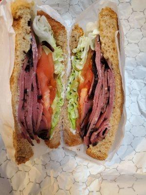 Pastrami Sandwich. Which was good as well!