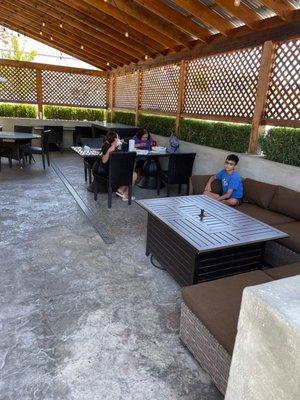 Outdoor seating