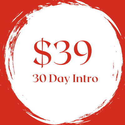 New student intro offer- 30 days unlimited for $39