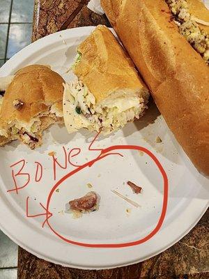 Bobbie and Cole Turkey sandwich remnants