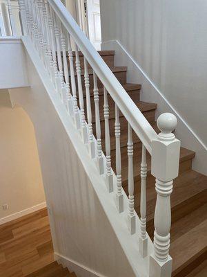 Interior Stair Railing Painting - Carlsbad