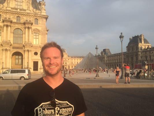 Chad Scott, D.Ph, representing Baker Express Pharmacy in Paris!