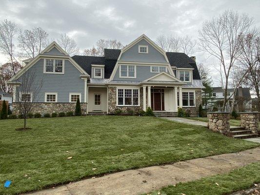 Awesome Stone veneer custom design in Wellesley,MA. #bostonblendrounds #stoneyard.com