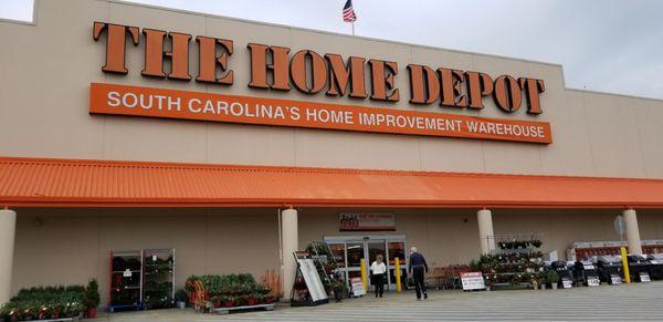 The entrance to Home Depot.