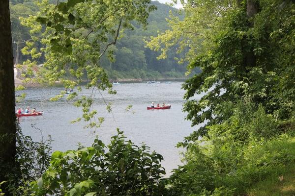 Having fun on the river!