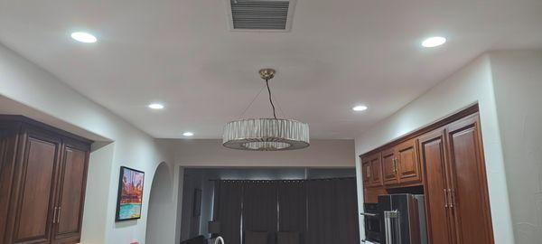 New pendant fixture that was custom made from Poland