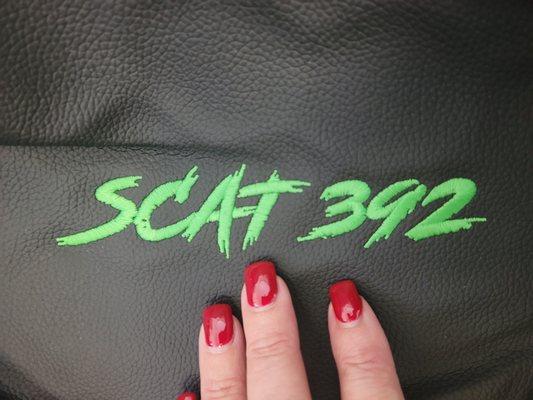 SCREAMING GREEN SCAT LOGO IN ROAD RAGE