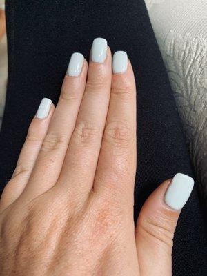 Gel manicure: Mexico City Move-mint OPI