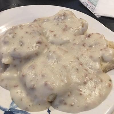 Gravy biscuits- delicious!