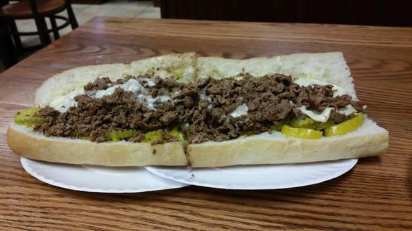 Large steak and cheese