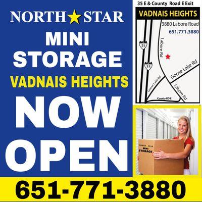 New luxury Self Storage at affordable prices in the Twin Cities! Completely climate controlled 365/24/7. Call today or visit our website!