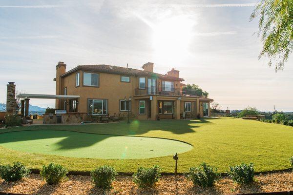 Moorpark putting green installation