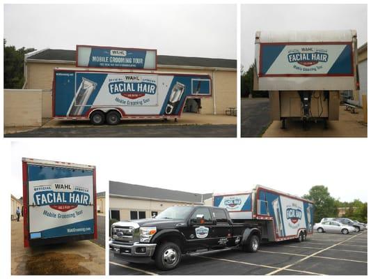 What better way to showcase Facial Hair Care than going on a mobile excursion?! Thanks Wahl for letting us wrap your trailer!