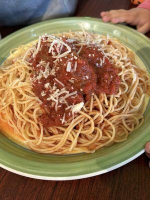 Kids spaghetti