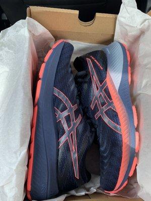 The pair of ASICS recommended for me