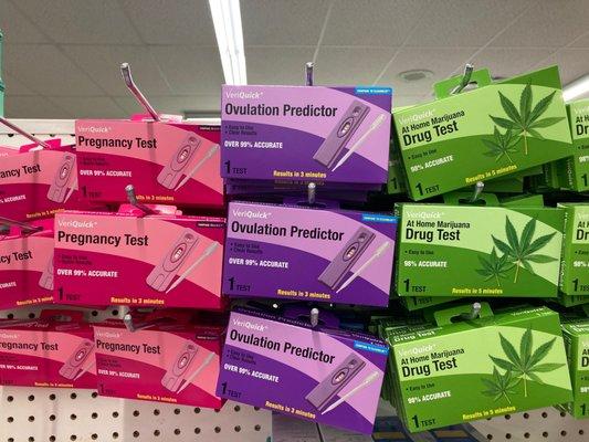 Pregnancy test, ovulation test, drug test...only $1.25!