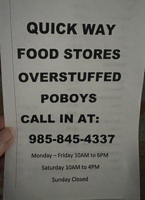 Quickway Po-Boys