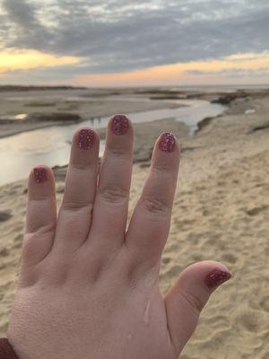 Sparkly nails for the New Year!