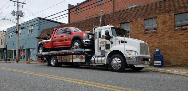 Call PJ Forrest for all of your Towing needs!