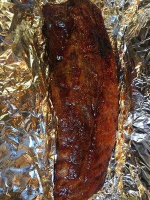 They do smoked ribs on Saturday.   These were about $20.