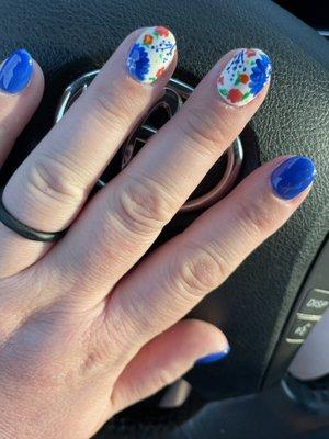 Pioneer Woman inspired nails