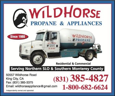 Wildhorse Propane & Appliance, King City, CA.