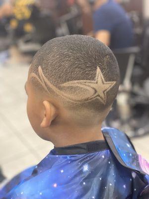 Star fade design