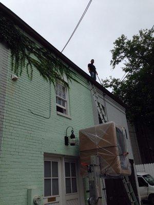 Installing roof top unit