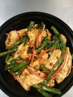 Chicken with spicy green beans my favorite