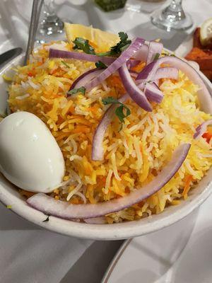 Ghee Roast Chicken Biryani