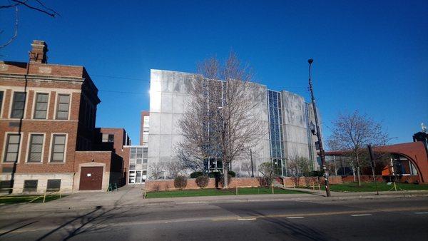 East side of the Church on Kedzie Avenue