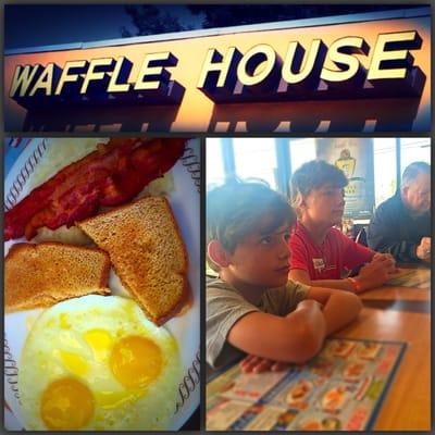 Mmmm.  Awesome Waffle House breakfast.